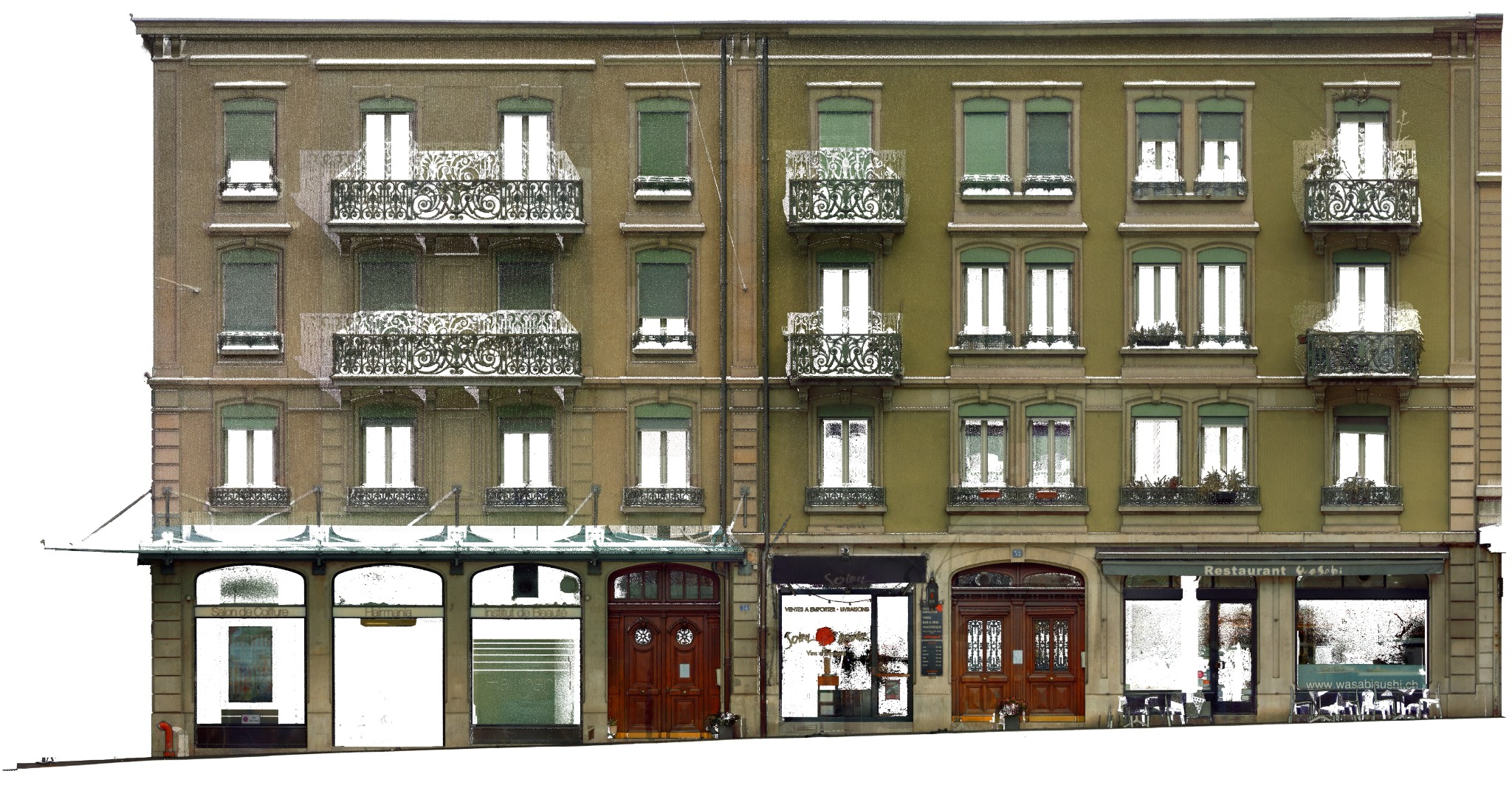 Relevé 3D de façade : comment traiter les zones masquées ?