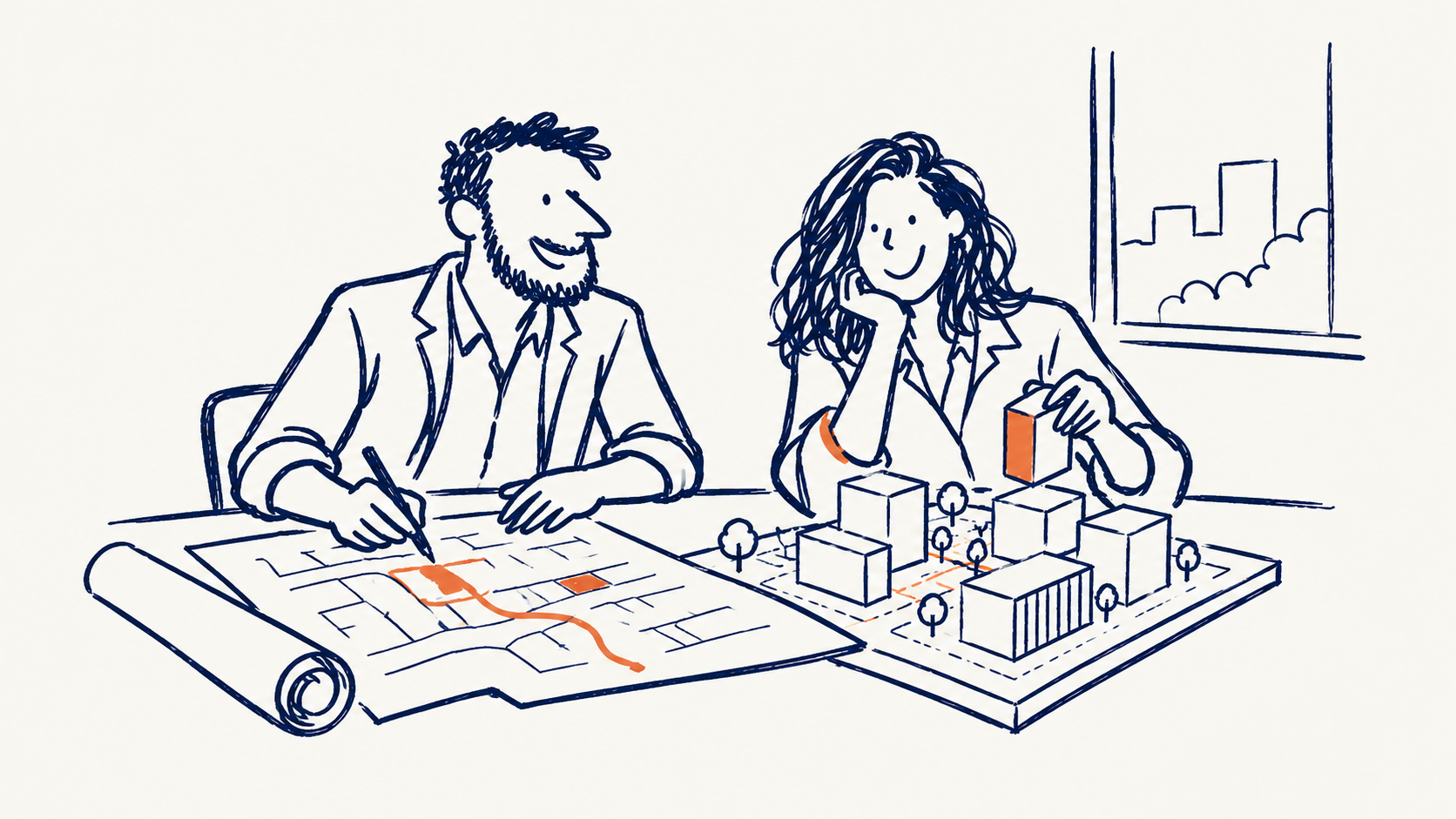 Illustration pour les architectes et urbanistes