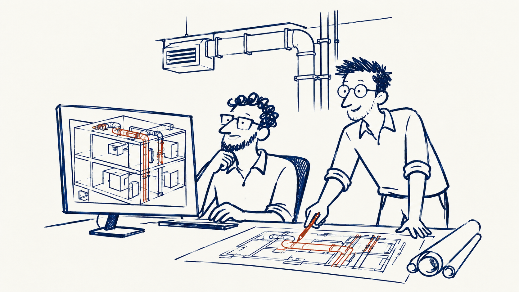 Illustration pour les bureaux d’ingénieurs et CVCSE