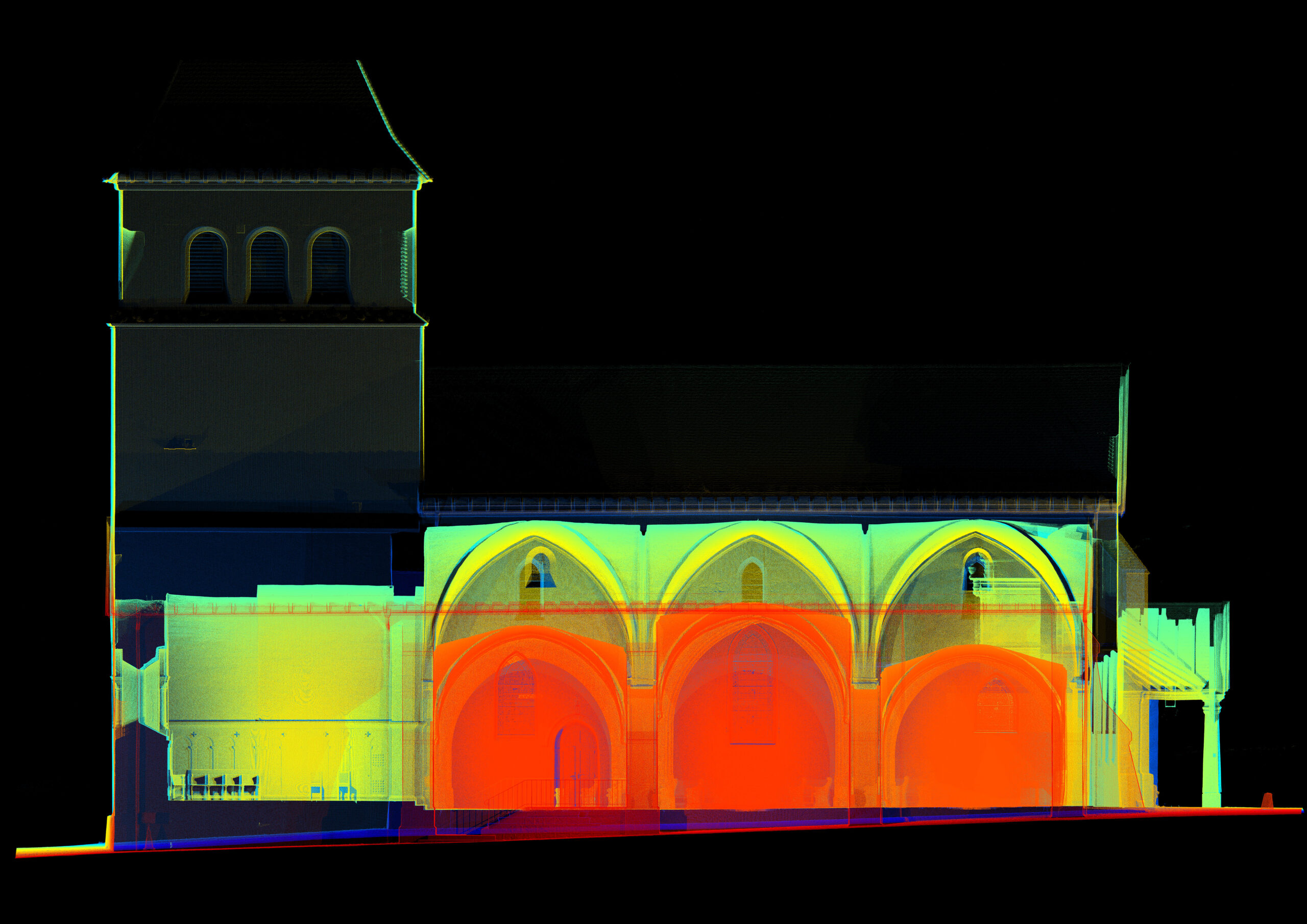 Nuage de points - Notre-Dame de Nyon