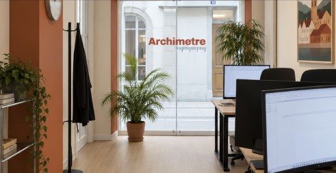 Les bureaux Archimetre à Nyon